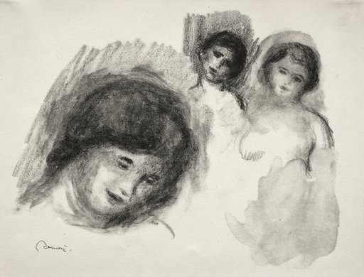 Stone with Three Sketches