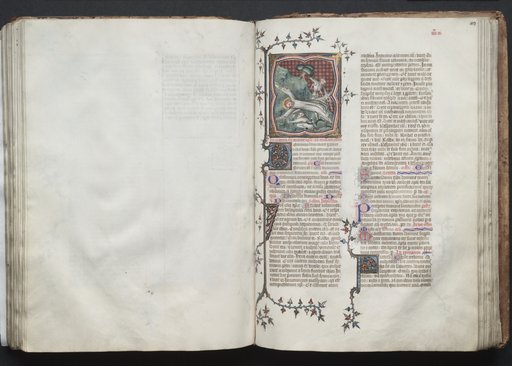 The Gotha Missal: Fol. 103r, St. Andrew Being Tied to the Cross