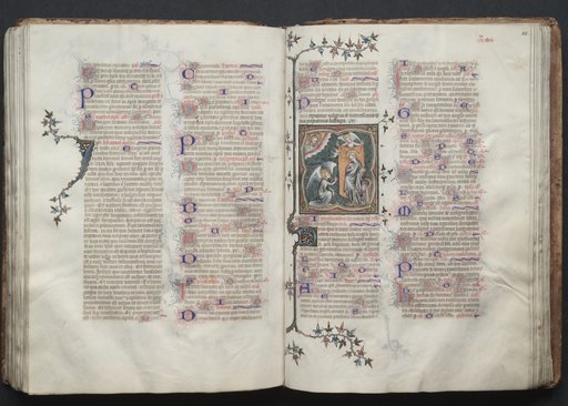 The Gotha Missal: Fol. 110r, The Annunciation
