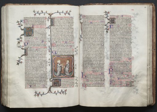 The Gotha Missal: Fol. 114v, St. Peter and Paul