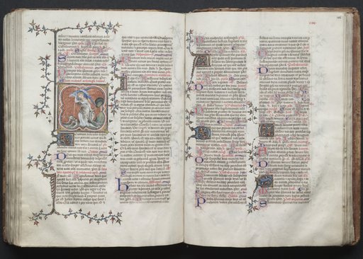 The Gotha Missal: Fol. 124v, The Archangel Michael