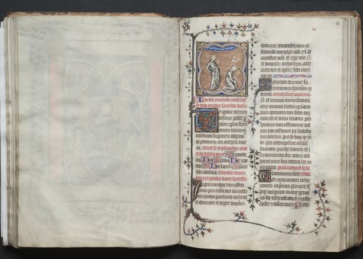 The Gotha Missal: Fol. 65r, The Church and the Synagogue