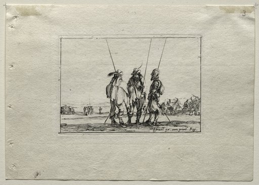 Caprices: Three Standing Soldiers