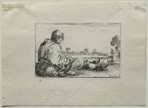 Caprices: Seated Beggar