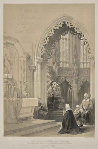 Sketches in Belgium and Germany, Second Series: No. 1 - Title Page - St. Jacques, Liege