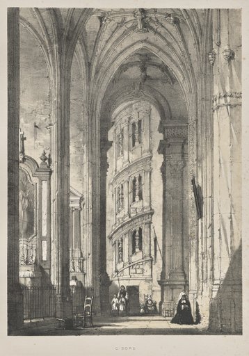 Architecture of the Middle Ages: Church of St. Gisors, Interior