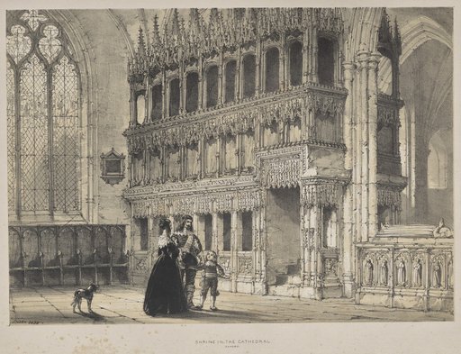 Architecture of the Middle Ages: Shrine of St. Fridswode, Cathedral, Oxford