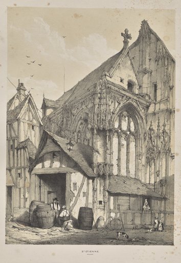 Architecture of the Middle Ages: St. Etienne, Rouen