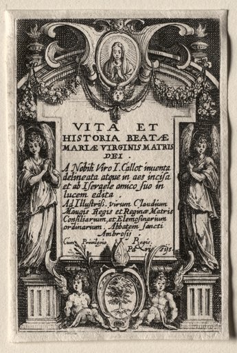 The Life of the Virgin: Frontispiece