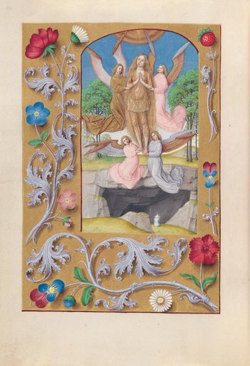 Hours of Queen Isabella the Catholic, Queen of Spain: Fol. 193v, St. Mary Magdalene