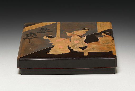 Writing Box with Spitting Courtesan