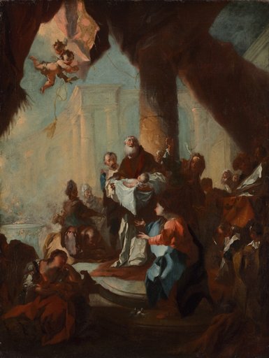 Study for "The Presentation of Christ in the Temple" (for Saint Ulrich, Vienna)