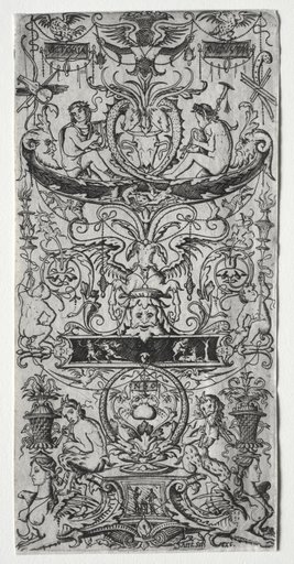 Ornament Panel Inscribed Victoria Augusta