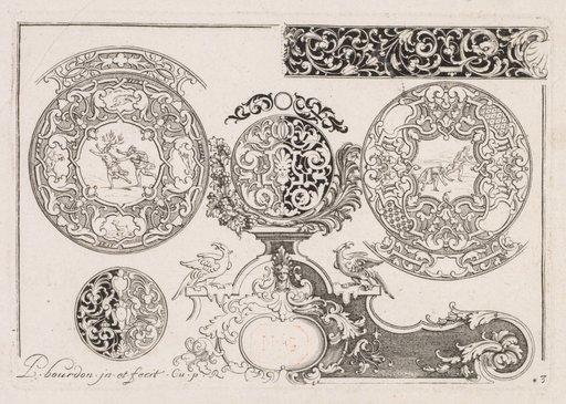 # 3 from " Livre second essais de Gravjre " Second book of Engraved Designs