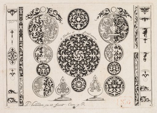 # 6 from " Livre second essais de gravjre " second book of Engraved Designs