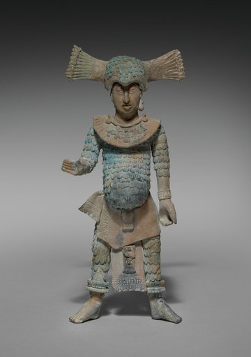 Warrior Figurine with Removable Headdress