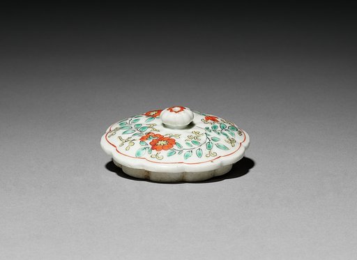Teapot with Birds and Flowers (lid)