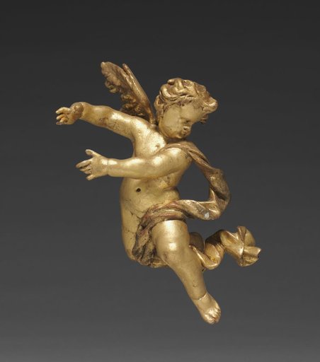 Altarpiece with Relics - Putto with column, upper right