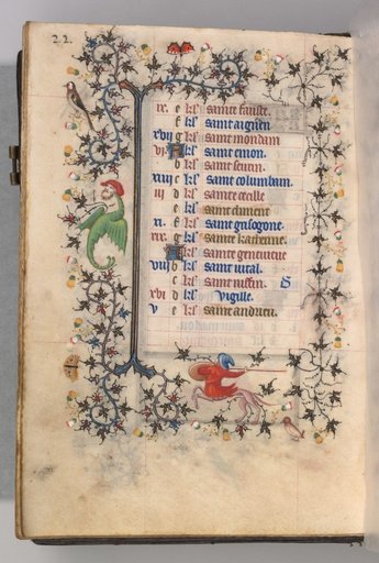 Hours of Charles the Noble, King of Navarre (1361-1425): fol. 11v, November