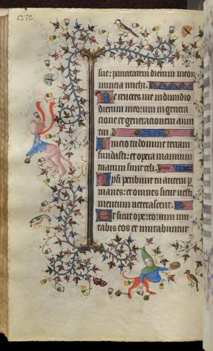 Hours of Charles the Noble, King of Navarre (1361-1425): fol. 116v, Text