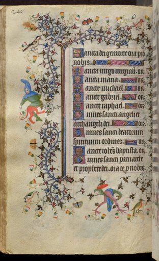 Hours of Charles the Noble, King of Navarre (1361-1425): fol. 120v, Text