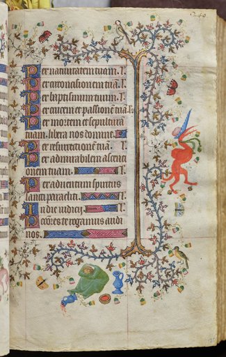 Hours of Charles the Noble, King of Navarre (1361-1425): fol. 125pr, Text