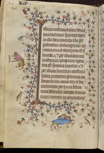 Hours of Charles the Noble, King of Navarre (1361-1425): fol. 13v, Text