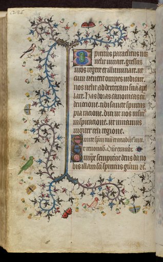 Hours of Charles the Noble, King of Navarre (1361-1425): fol. 143v, Text