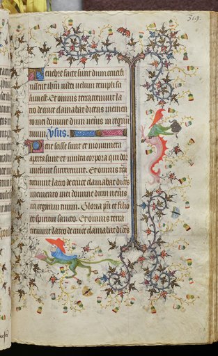 Hours of Charles the Noble, King of Navarre (1361-1425): fol. 160r, Text