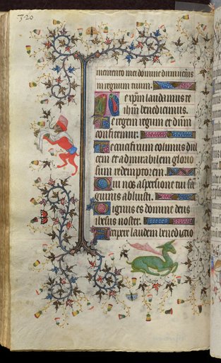 Hours of Charles the Noble, King of Navarre (1361-1425): fol. 160v, Text