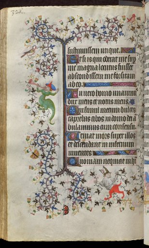 Hours of Charles the Noble, King of Navarre (1361-1425): fol. 163v, Text