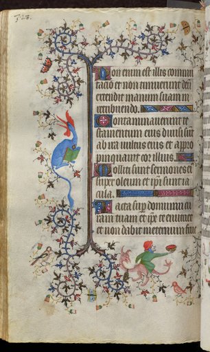 Hours of Charles the Noble, King of Navarre (1361-1425): fol. 164v, Text