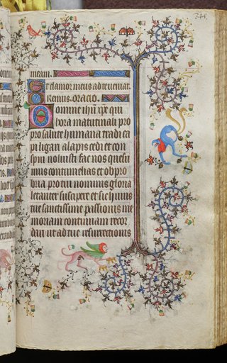 Hours of Charles the Noble, King of Navarre (1361-1425): fol. 168r, Text