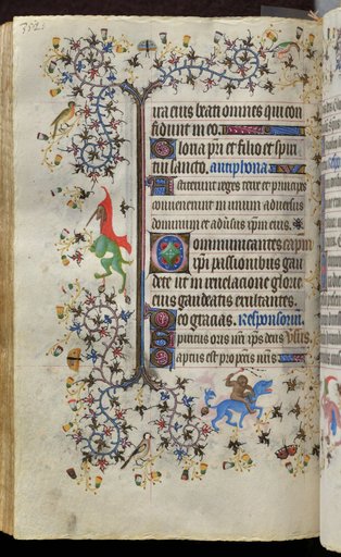 Hours of Charles the Noble, King of Navarre (1361-1425): fol. 171v, Text