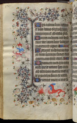 Hours of Charles the Noble, King of Navarre (1361-1425): fol. 180v, Text