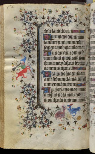 Hours of Charles the Noble, King of Navarre (1361-1425): fol. 182v, Text