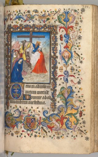 Hours of Charles the Noble, King of Navarre (1361-1425): fol. 192r, Descent from the Cross