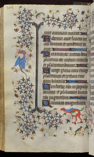 Hours of Charles the Noble, King of Navarre (1361-1425): fol. 193v, Text