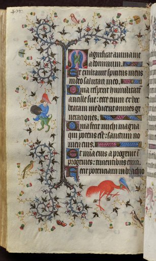 Hours of Charles the Noble, King of Navarre (1361-1425): fol. 195v, Text