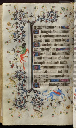 Hours of Charles the Noble, King of Navarre (1361-1425): fol. 198v, Text