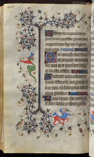 Hours of Charles the Noble, King of Navarre (1361-1425): fol. 199v, Text