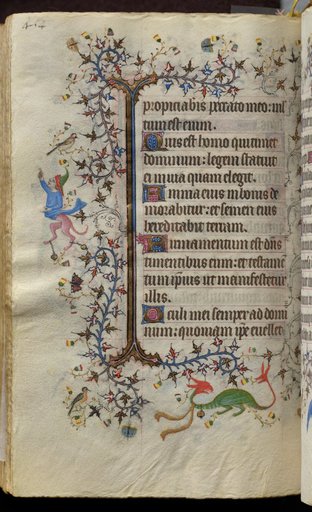 Hours of Charles the Noble, King of Navarre (1361-1425): fol. 221v, Text