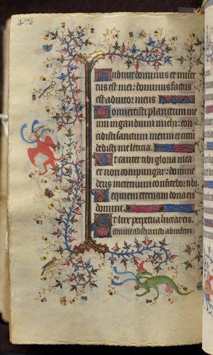Hours of Charles the Noble, King of Navarre (1361-1425): fol. 229v, Text