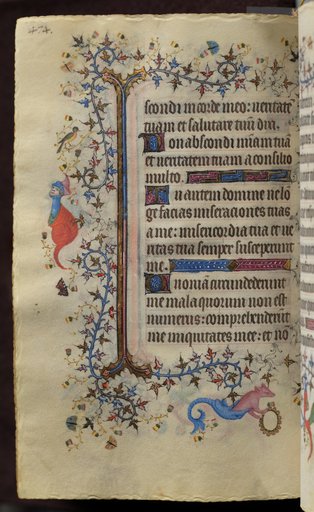 Hours of Charles the Noble, King of Navarre (1361-1425): fol. 231v, Text