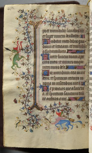 Hours of Charles the Noble, King of Navarre (1361-1425): fol. 240v, Text