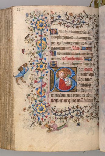Hours of Charles the Noble, King of Navarre (1361-1425): fol. 267v, Text