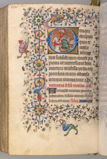Hours of Charles the Noble, King of Navarre (1361-1425): fol. 285v, St. Martin