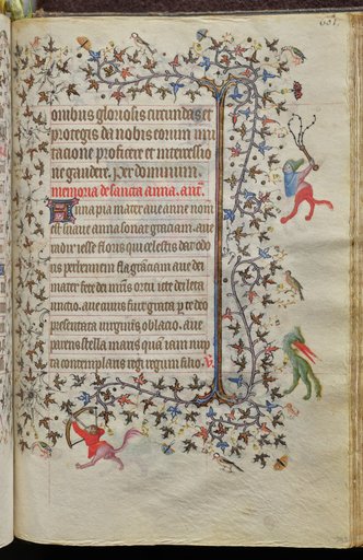 Hours of Charles the Noble, King of Navarre (1361-1425): fol. 294rv, Text