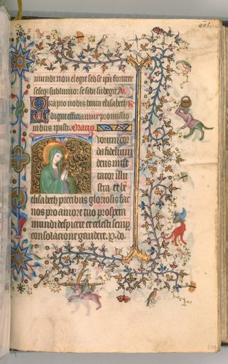 Hours of Charles the Noble, King of Navarre (1361-1425): fol. 297r, St. Elizabeth
