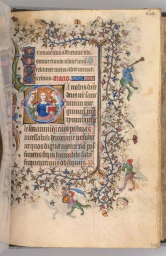 Hours of Charles the Noble, King of Navarre (1361-1425): fol. 303r, The Virgin Martyrs